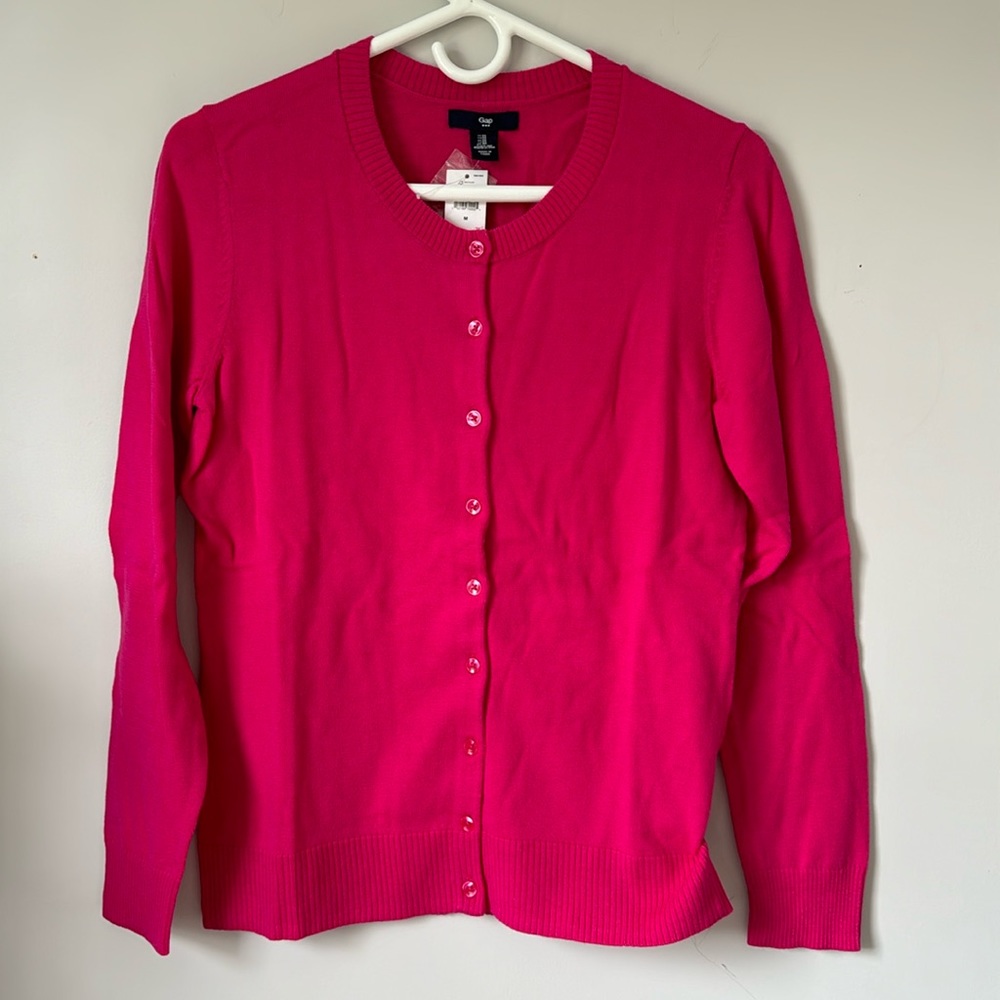 🆕 Gap Factory Button Up Cardigan - Pink - Women’s size medium